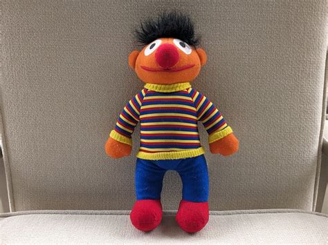 Vintage Sesame Street Plushie: Ernie Stuffed Doll - Etsy