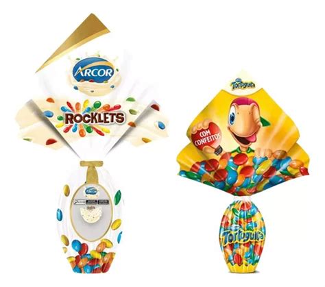 Kit Ovo De Páscoa Rocklets Ao Leite Tortuguita Confeitos MercadoLivre