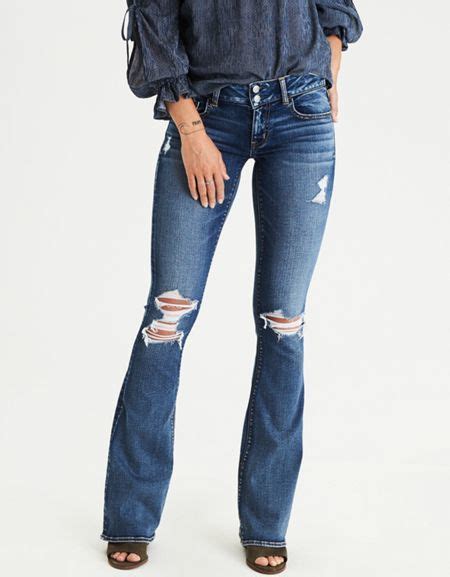 Aeo Denim X Artist Flare Jean Attitude Clothing Hip Clothes Clothes