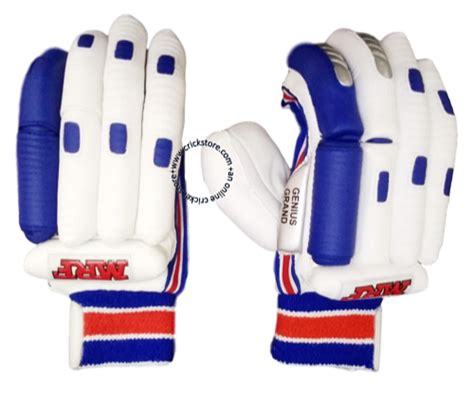 Strap Polyurethane Mrf Genius Grand Edition Batting Gloves For Sports