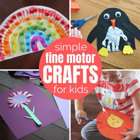 Fine Motor Skills Crafts for Kids {Get Ready for K Through Play} - Toddler Approved