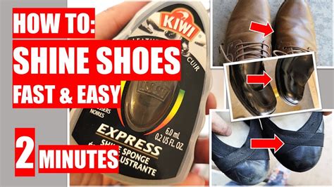 How To Shine Shoes Fast Easy In Minutes Using Kiwi Express Shoe