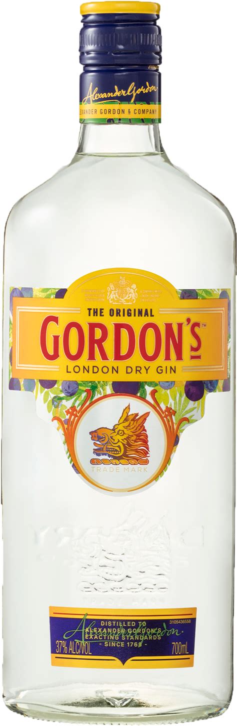 Download Gordons London Dry Gin 700ml Gordon Gin Png Image With No