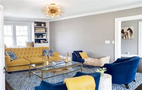 Gorgeous Blue And Yellow Living Room Decor Yellow Decor Living Room Yellow Living Room Blue