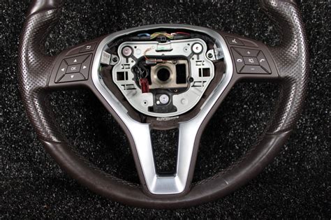 Mercedes E350 Steering Wheel Leather Espresso Brown Oem 2016 A2184601476 8r01 Ebay