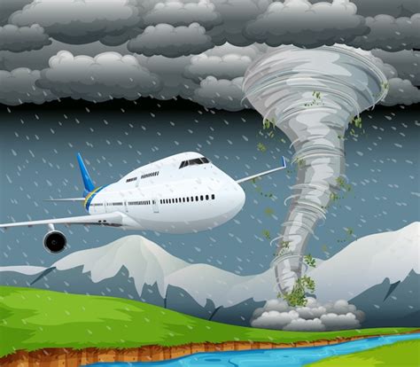 Airplane Turbulence Storm Vectors & Illustrations for Free Download ...