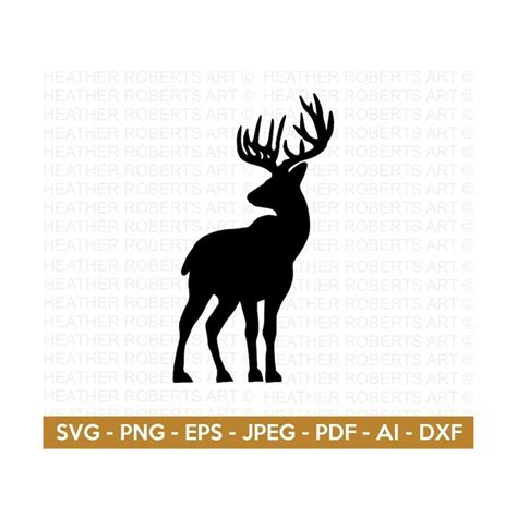 Deer Silhouette Svg, Deer SVG, Deer Silhouette, Buck SVG, An - Inspire ...