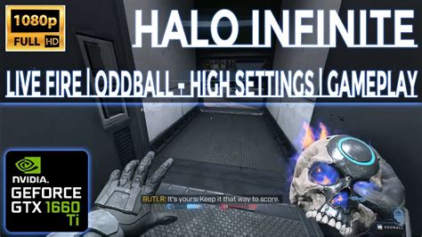 Halo Infinite Multiplayer Oddball Live Fire Gameplay Nvidia Gtx