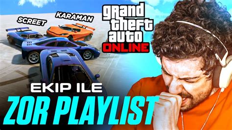 ZORLUK DERECESİ İMKANSIZA YAKIN EKİP İLE GTA 5 PLAYLIST SUMO PARKUR