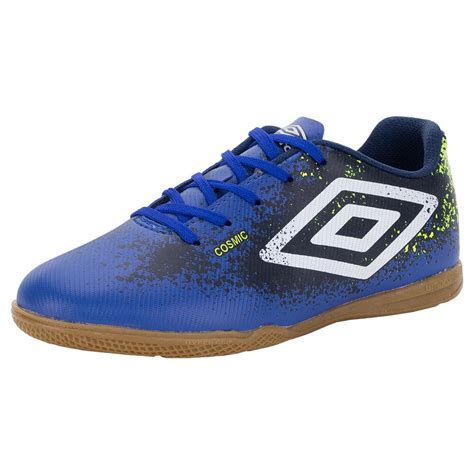 Chuteira Infantil Cosmic Futsal Umbro U Fb Azul