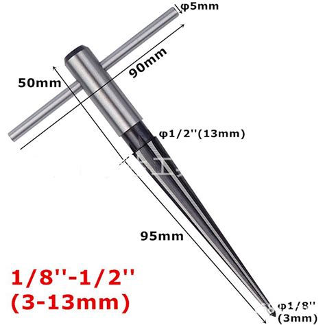 木工兩用錐度鉸刀 圓柄手用鉸刀 六角柄機用鉸刀 3 13mm 5 16mm 5 22mm 木工鍃鑽 去毛刺打孔鑽頭 蝦皮購物