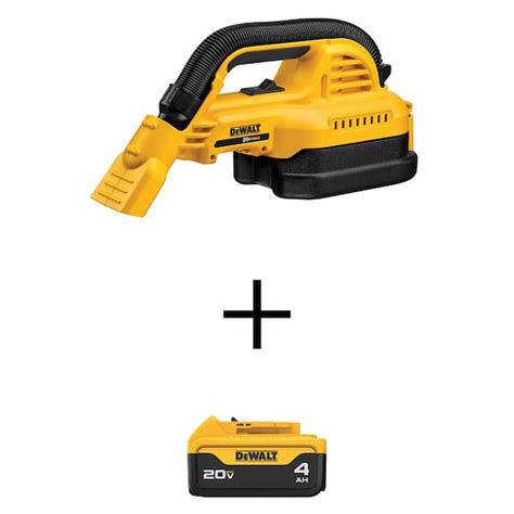 Dewalt V Max Cordless Gal Wet Dry Portable Vacuum And V