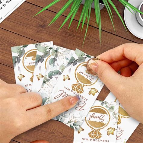 Tarjeta Para Raspar Para Despedida De Soltera Paquete De Unidades