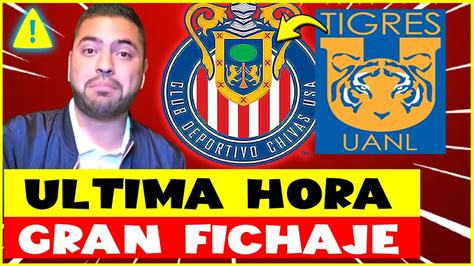 🔴⚪️¡brutal Noticia ¡nuevo Refuerzo Fichado Con Las Chivas Noticias