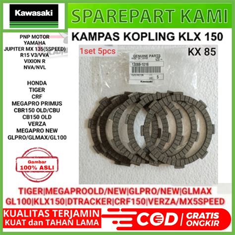 Jual PLAT KOPLING KAMPAS KOLING KLX 150 S L BF KX85 D TRACKER 150