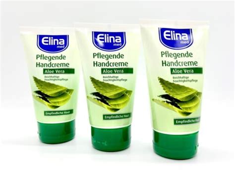 X Elina Med Pflegende Handcreme Aloe Vera Feuchtigkeitscreme X Ml