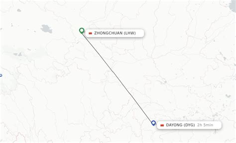 Direct Non Stop Flights From Lanzhou To Dayong Schedules