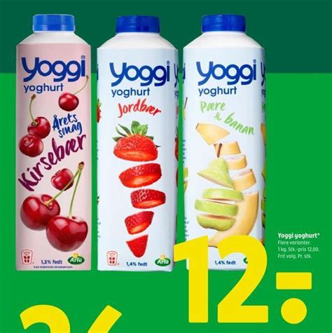 Yoggi Yoghurt Tilbud Hos Coop