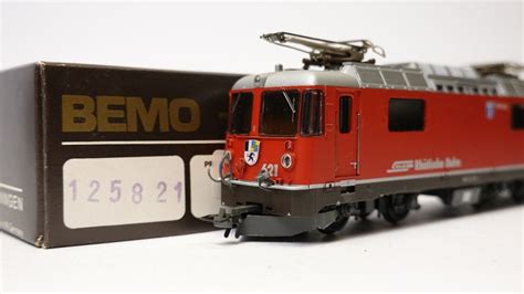 E13 Bemo 1258 21 RhB Ge 4 4 II Rot Felsberg Bastelware Kaufen Auf