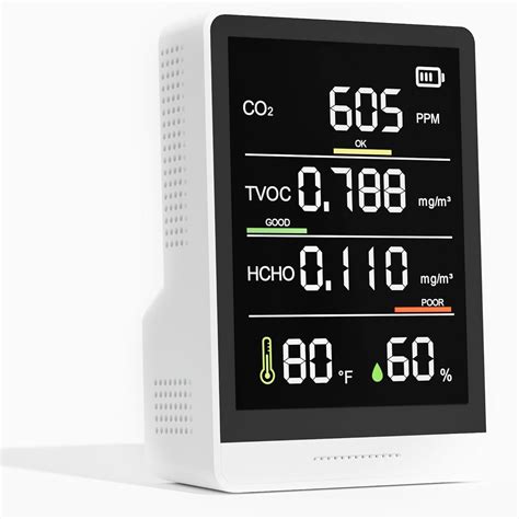 Mua 5 In 1 Professional Indoor Air Quality Monitor Indoor Portable CO2