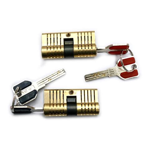 Cutaway 11 Pin Dimple Practice Lock Lockpickable