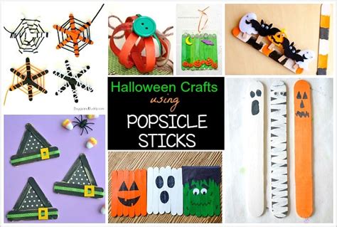 12 Halloween Crafts for Kids Using Popsicle Sticks - Buggy and Buddy