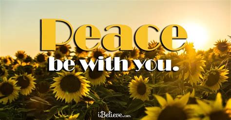 Peace Be With You Biblical Meaning And Importance