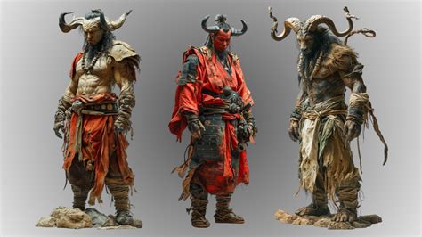 ArtStation - 200 High Quality Realistic ONI Characters - Reference Pack ...