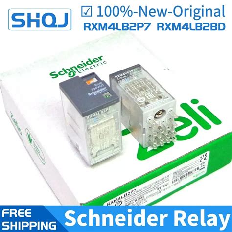 5PCS Schneider Relay RXM4LB2BD RXM4LB2P7 RXM4LB2F7 RXZE1M4C 4CO 3A