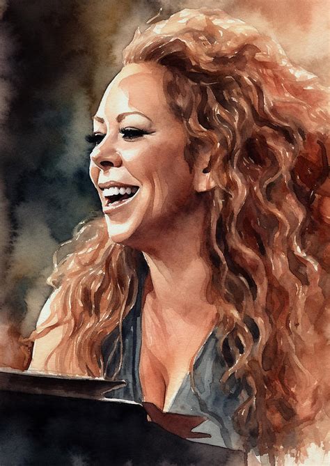 Mariah Carey 3 Digital Art By Dieu Vuong Kha Fine Art America