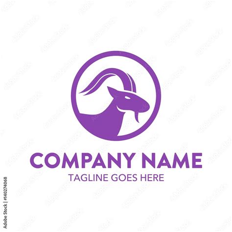 Ibex Unique Logo Template Stock Vector | Adobe Stock