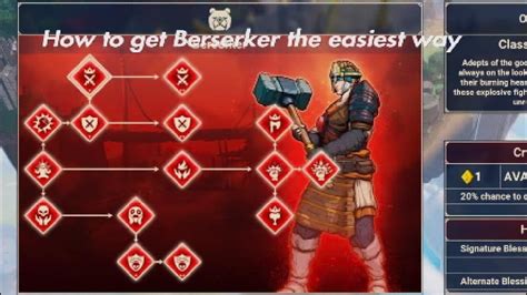 How To Get Berserker The Easiest Way In Tribes Of Midgard Youtube