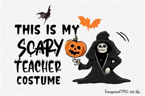 Halloween Teacher, Scary Teacher Costume Graphic by sumim3934 · Creative Fabrica