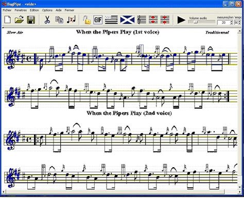 Bagpipe Software Tutorial  Music Sheet Digitalization Youtube