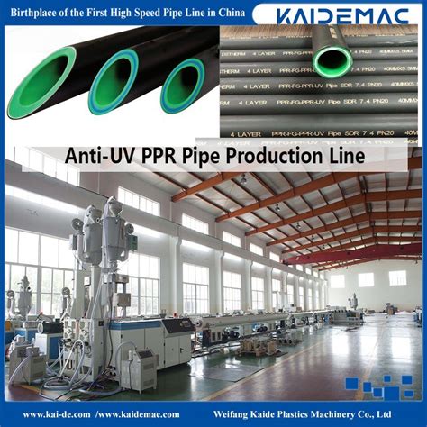 Four Layer Anti Uv Ppr Glassfiber Pipe Production Line China