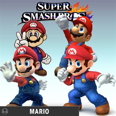 Super Smash Bros: Mario by BatNight768 on DeviantArt