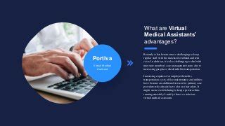 Portiva Virtual Medical Assistant Pptx