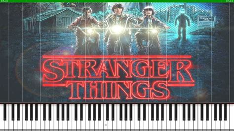 Stranger Things Theme Piano Tutorial Synthesia YouTube