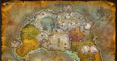 World Of Warcraft Northrend Map