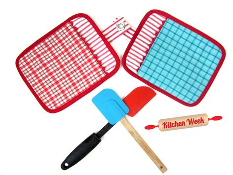 Combo Hot Pad Oven Mitt Vintage Style Sew Home