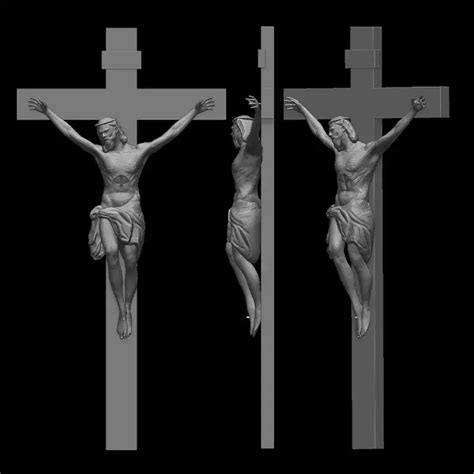 STL file Jesus On The Cross 3D STL File | Jesus Christ Digital File ️ ...