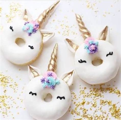 Donas De Unicornio Delicious Donuts Unicorn Donuts Unicorn Desserts