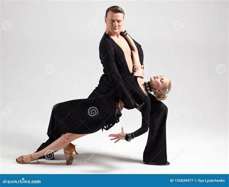 Ballroom Dancing Couple In Beautiful Pose Super Stock Image Image Of Entertainment Male