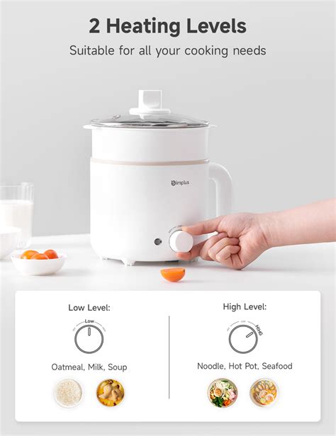 Simplus Removable Multi Function Electric Hot Pot L W DZGH Shopee Malaysia