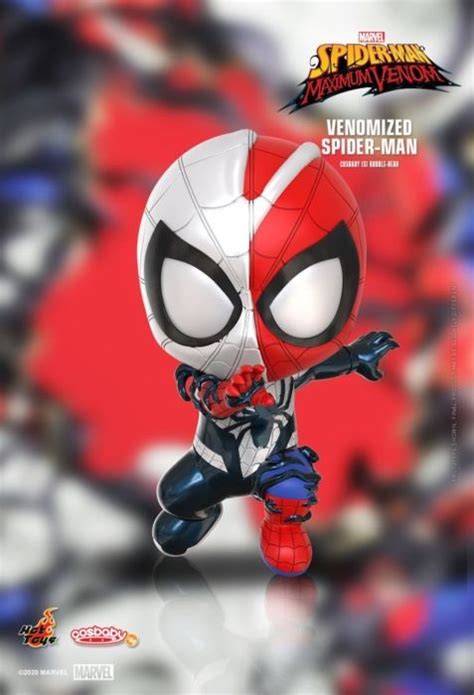 Фигурка Spider Man Maximum Venom Venomized Spider Man Cosbaby S Hot Toys Человек паук Веном
