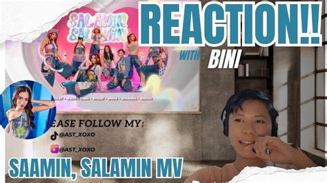 [reaction] Bini Salamin Salamin Official Music Video Youtube