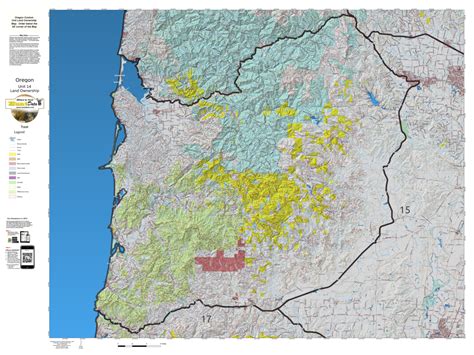 Oregon Unit Land Ownership Maps Hunt Data