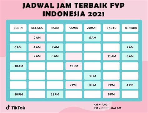 Jam Upload Tiktok Agar Fyp Jam Berapakah Waktu Yang Tepat