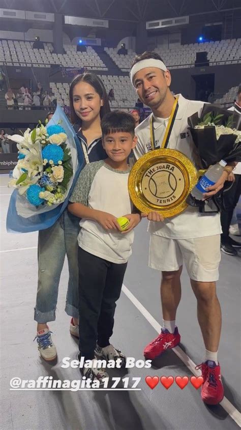 7 Momen Raffi Ahmad Menang Tanding Tenis Vs Taufik Hidayat