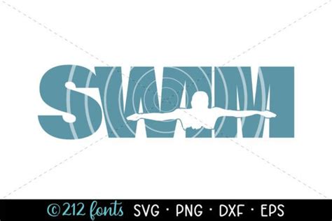 Swim Swimming Team Graphic Svg Png Eps Graphic By Fonts Creative